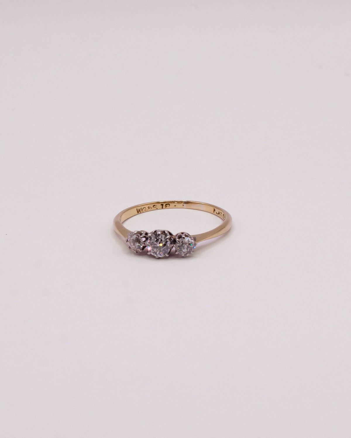 Bague 3 diamants
