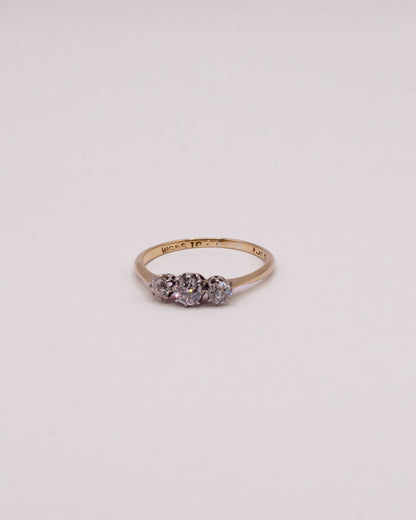 Bague 3 diamants