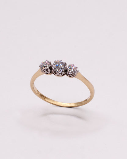 Bague 3 diamants