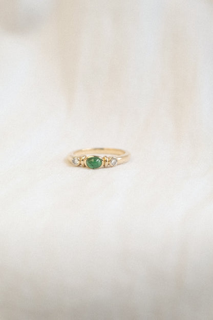 Bague Emeraude et Diamants