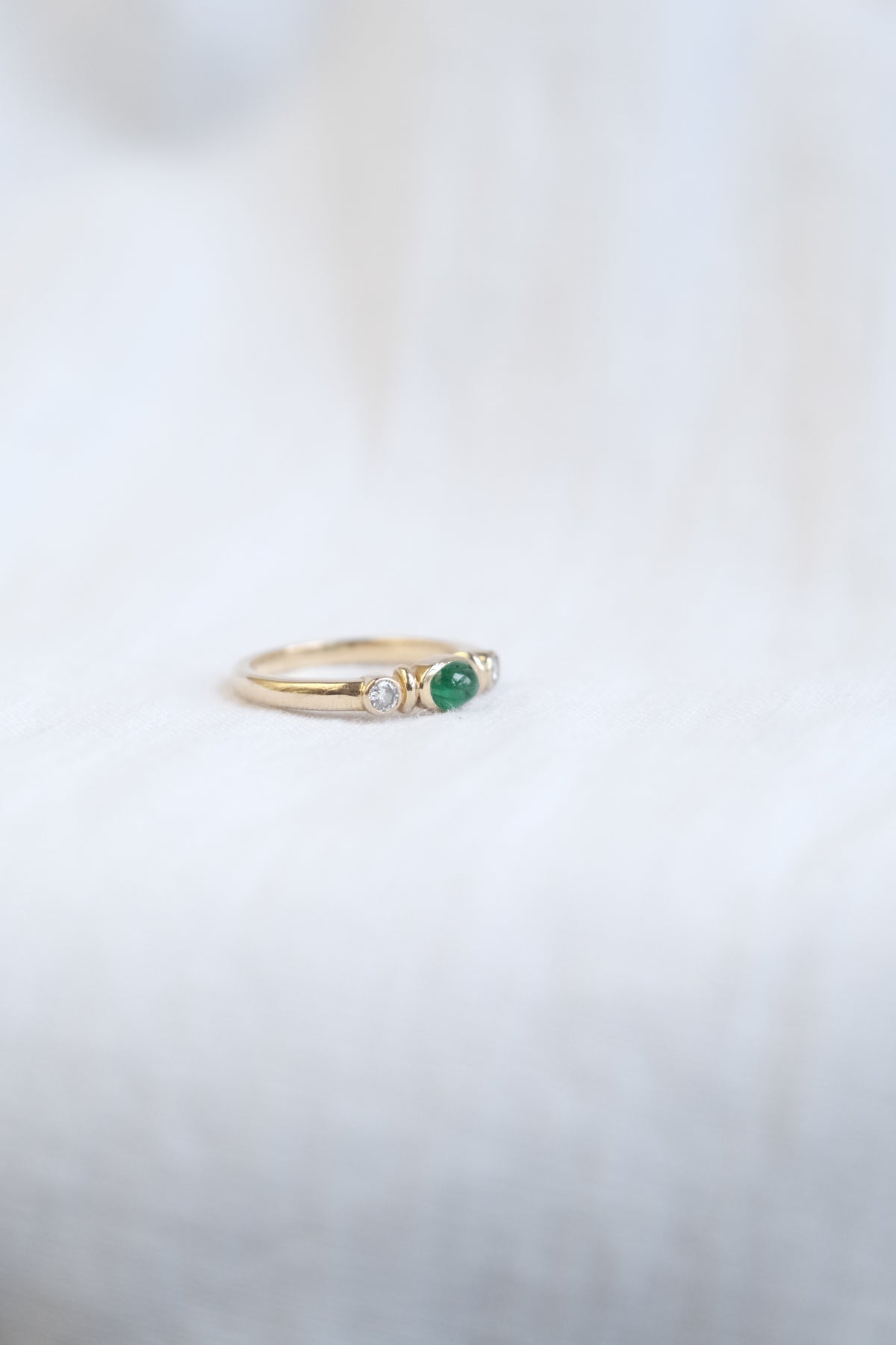Bague Emeraude et Diamants