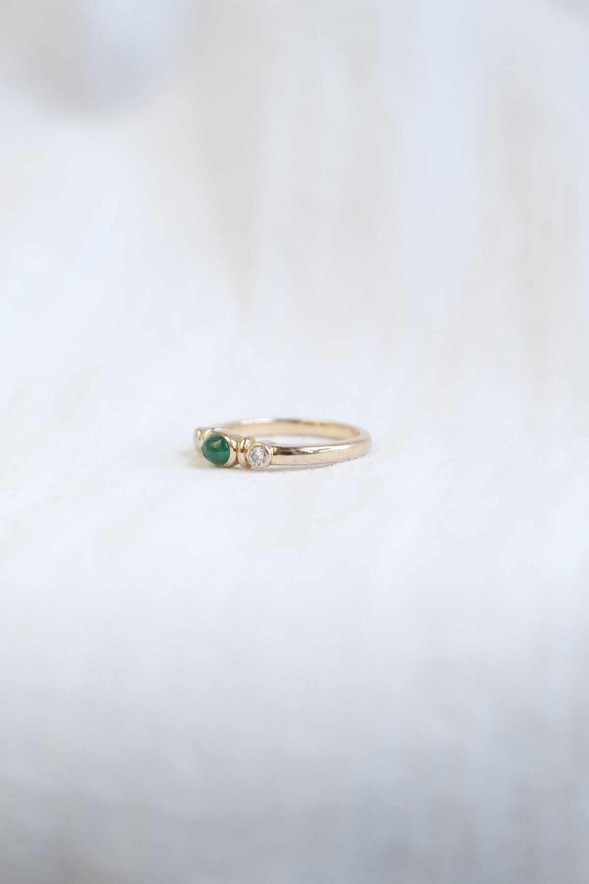 Bague Emeraude et Diamants