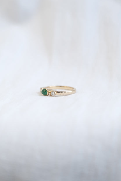 Bague Emeraude et Diamants