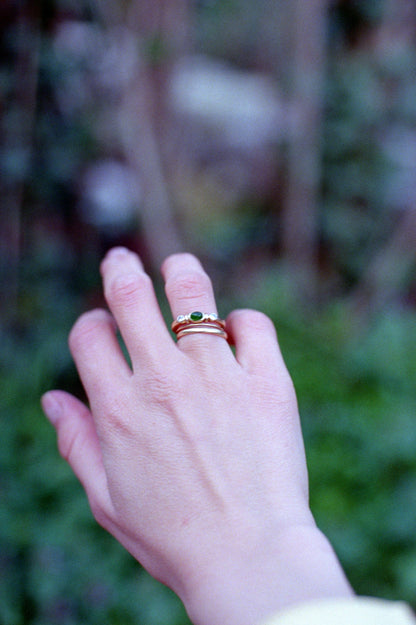 Bague Emeraude et Diamants