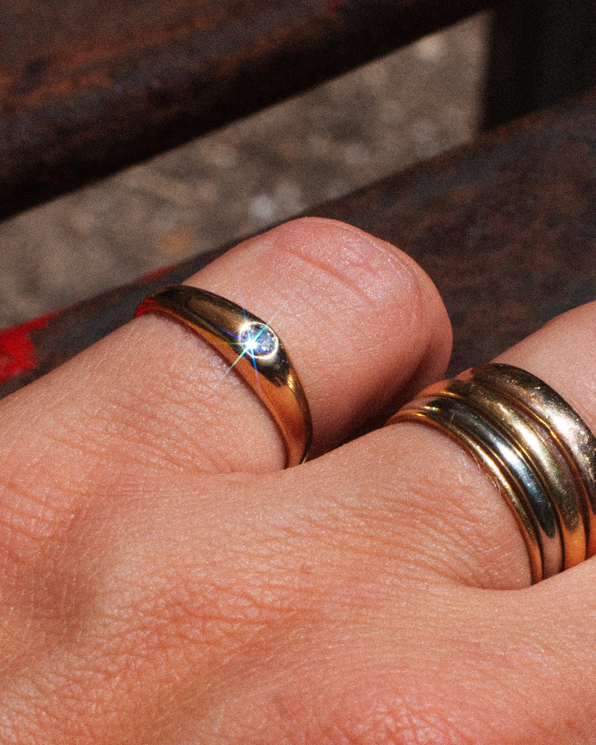 Bague Jonc Diamant