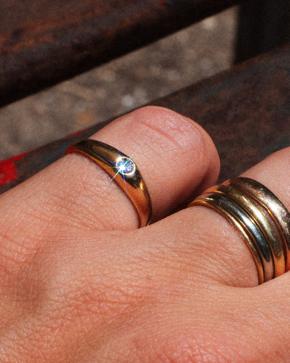 Bague Jonc Diamant
