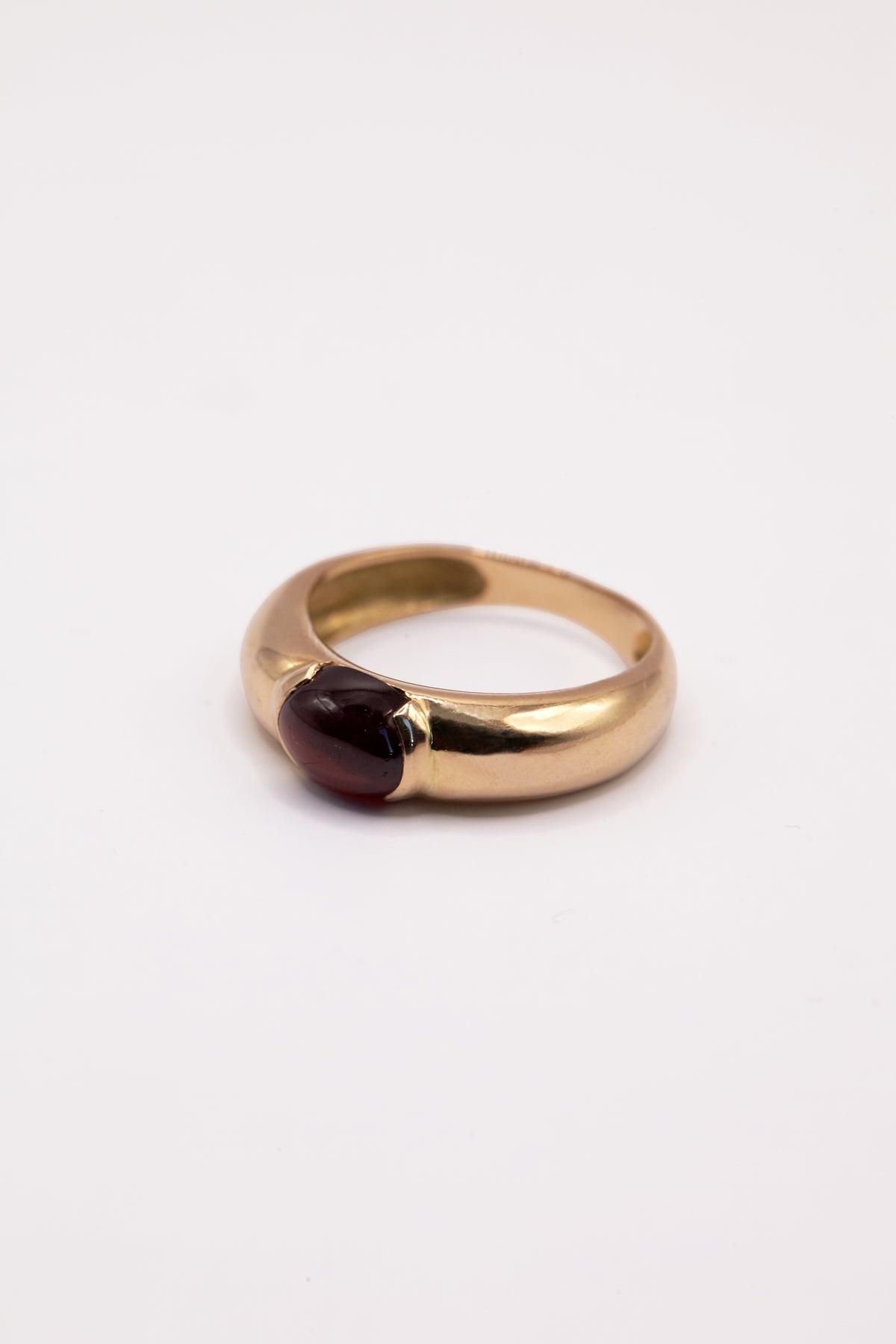 Bague Jonc Grenat