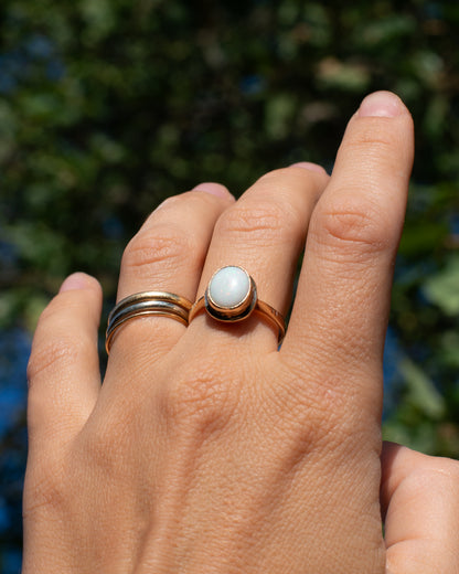 Bague Opale