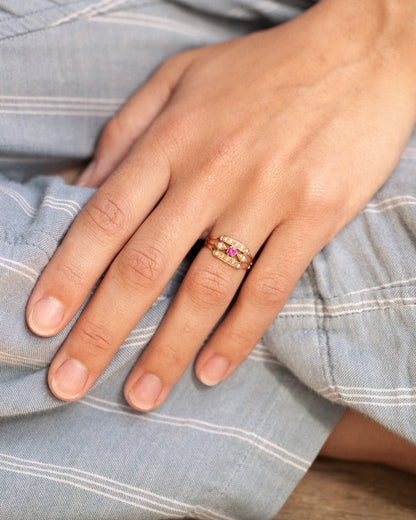 Bague Rubis